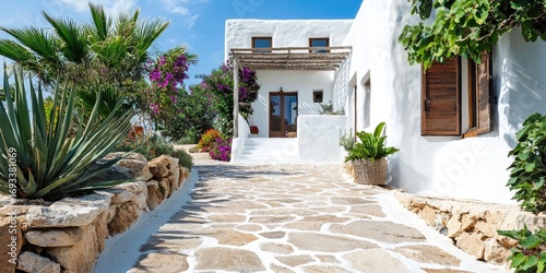 Fototapeta Naklejka Na Ścianę i Meble -  typical mediterranean house