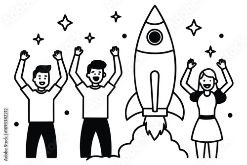 startup-team-celebrating-a-successful-project-laun