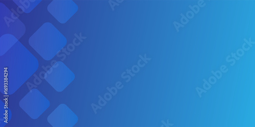 Modern blue gradient background with abstract rounded square shapes, ideal for technology themes, business presentations, and digital designs. vectoreps10.