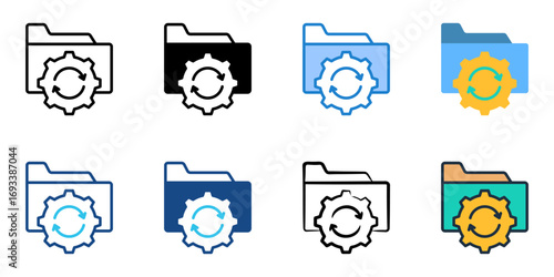 Update icon set multiple style collection 
