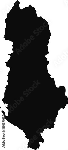 map of albania