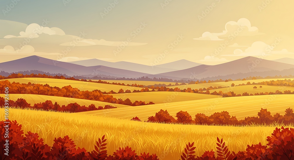 Obraz premium Autumn Hills