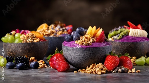 Colorful Smoothie Bowls