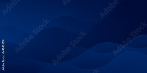 Experience the modern elegance of the abstract gradient wave background. Its dark blue waves create a captivating atmosphere for websites, social media, advertising, and presentations