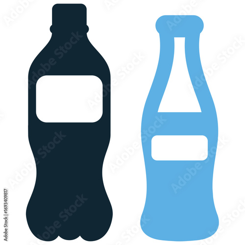 Soft drink icon vector. Perfect for beverages, restaurants, and food courts. A simple, refreshing symbol for carbonated drinks, sodas, and other non-alcoholic beverages.