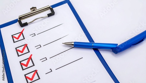 Wallpaper Mural Checklist on Clipboard with Pen Torontodigital.ca