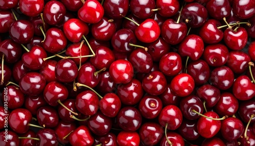 Fresh cherries background