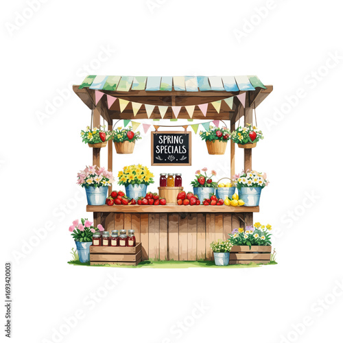 shop with flowers  , spring blooms , flower market , flower stall , flower pots with flowers , floral shop