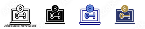 Profitable  Icon Set Multiple Style Collection