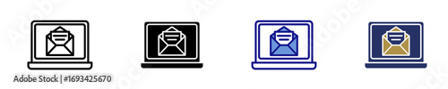 Email  Icon Set Multiple Style Collection