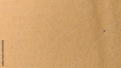 Background of brown kraft paper or cardboard texture. old paper sheet, parchment or papyrus surface, vector realistic illustration
