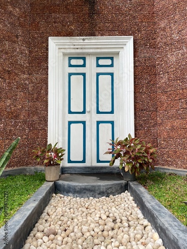entrance to the house