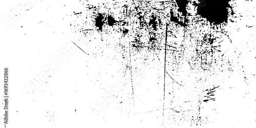 Grunge black and white distress texture. 