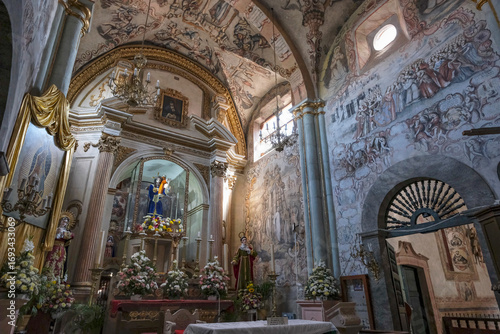 Atotonilco, Mexico - February 9, 2025: The Sanctuary of Atotonilco is a church complex nearby San Miguel de Allende, Mexico.