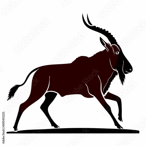 bubal hartebeest steppe illustration for extinct species