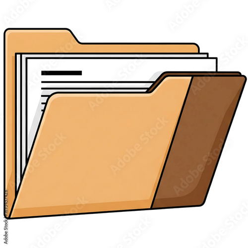 folder with documents icon SVG
