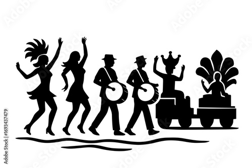 Vector Illustration of a Carnival Celebration