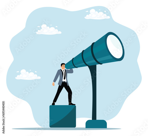 Entrepreneurs are looking for business opportunities for the future.