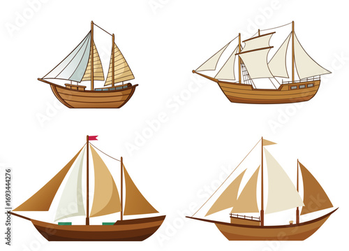 Ship and boat vector icon design 