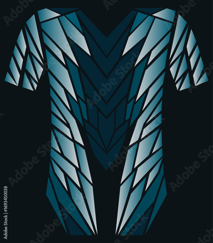 Robotic Dress Futuristic Apparel with Geometric Accents, Scientist t shirt, Robotic t shirt, Technologist dress, architecture man dress. cyber t shirt, futuristic jersey.