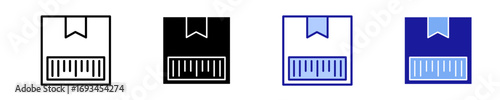 Barcode  Icon Set Multiple Style Collection
