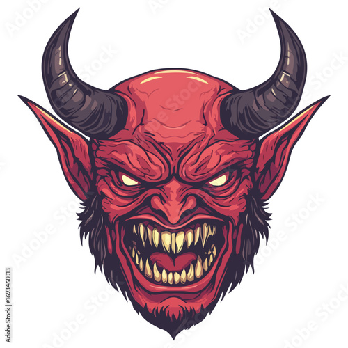 devil, costume, halloween, festival, vector, transparent background, demon, icon, evil, monster, horror, isolated, satan