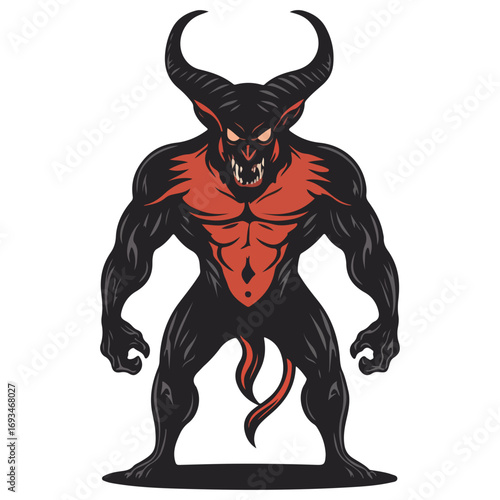 devil, costume, halloween, festival, vector, transparent background, demon, icon, evil, monster, horror, isolated, satan