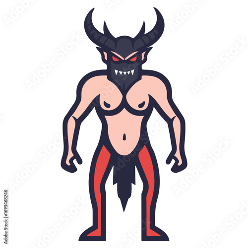devil, costume, halloween, festival, vector, transparent background, demon, icon, evil, monster, horror, isolated, satan