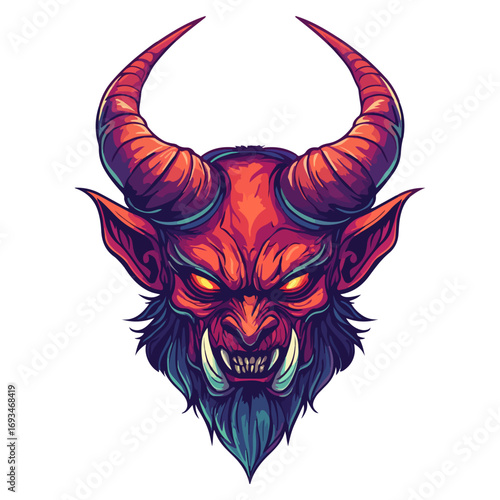 devil, costume, halloween, festival, vector, transparent background, demon, icon, evil, monster, horror, isolated, satan