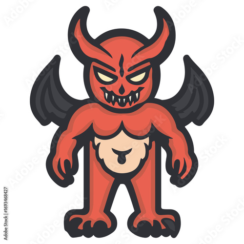 devil, costume, halloween, festival, vector, transparent background, demon, icon, evil, monster, horror, isolated, satan