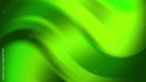 Green and Yellow abstract gradient background animated. Loop motion. 4K footage