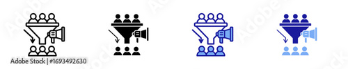 Lead Nurturing  Icon Set Multiple Style Collection

