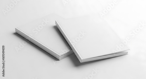 Wallpaper Mural Blank Books Mockup, Minimalist Design. Torontodigital.ca