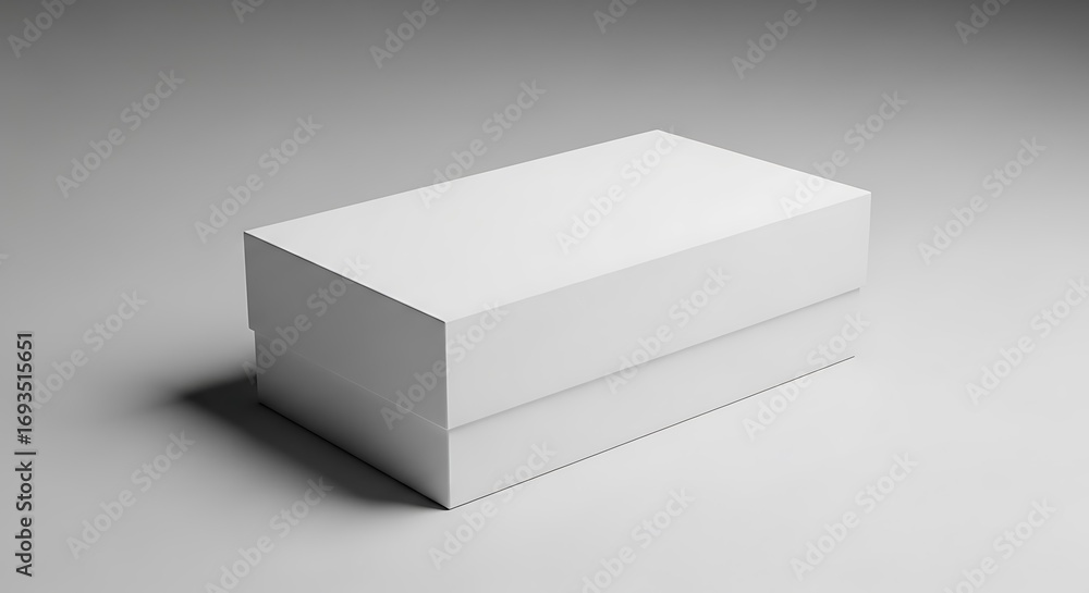 Fototapeta premium Blank White Box Mockup.