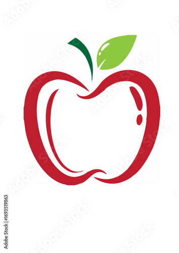 Apple Logo Icon - Fruit Graphic.ai