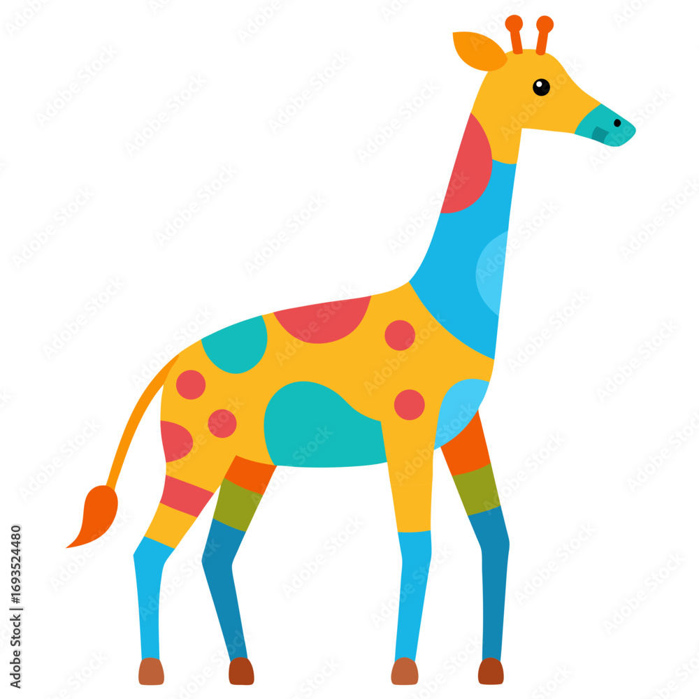 Fototapeta premium giraffe vector illustration