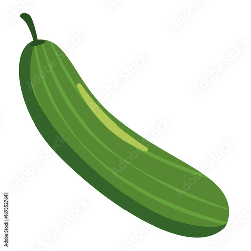 Orange carrot with green top. Suitable for diet visuals, vegetarian recipes, or healthy eating graphics.