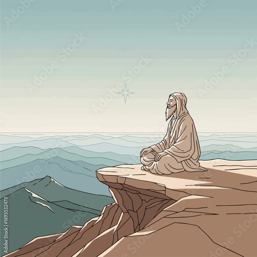The Hermit on the mountain, bible story