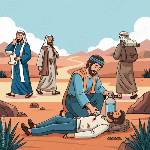 The Good Samaritan, bible story, bible story