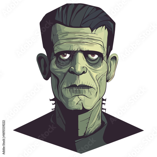 frankenstein, costume, halloween, festival, vector, transparent background, horror, evil, scary, pollution, danger, suit, icon