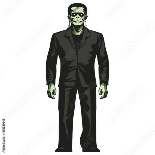 frankenstein, costume, halloween, festival, vector, transparent background, horror, evil, scary, pollution, danger, suit, icon