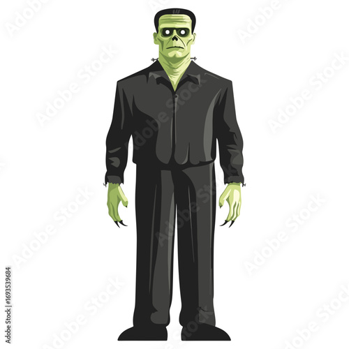 frankenstein, costume, halloween, festival, vector, transparent background, horror, evil, scary, pollution, danger, suit, icon