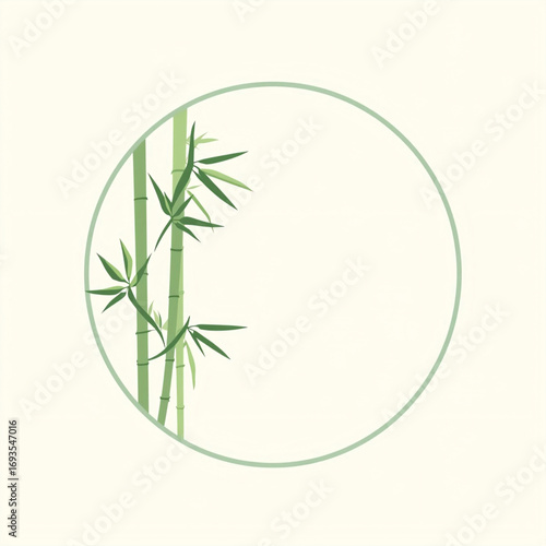green bamboo background