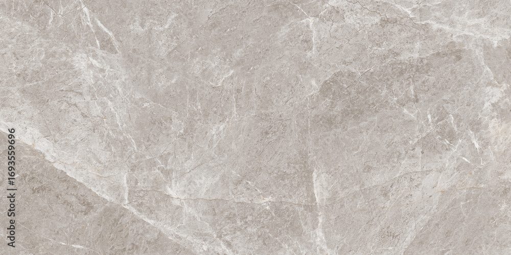 Naklejka premium Modern grey limestone texture background in white light polished empty wall paper. luxury gray concrete stone table top desk view concept grunge seamless, Rustic marble slab.