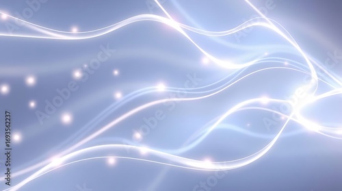 Abstract blue wave design with flowing lines and a light, watery texture.