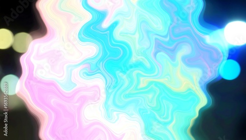 Abstract swirling colors