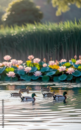 Ducks on the lake
