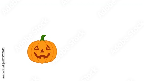 Wallpaper Mural Happy halloween jack o lantern pumpkin with a smiling face Torontodigital.ca