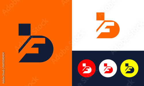 Unique logo with BF letters