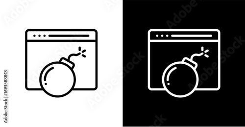 Ddos White Icon Set Design